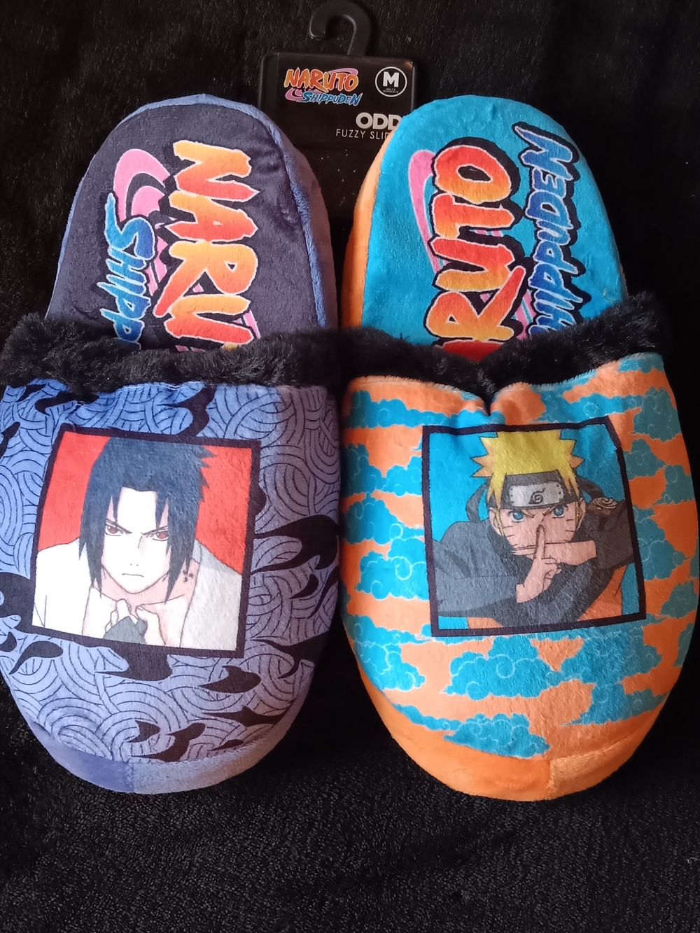 Naruto Shippuden Unisex Anime Slippers Size M Mens Size 7-9 Women Size 8-10 NWT